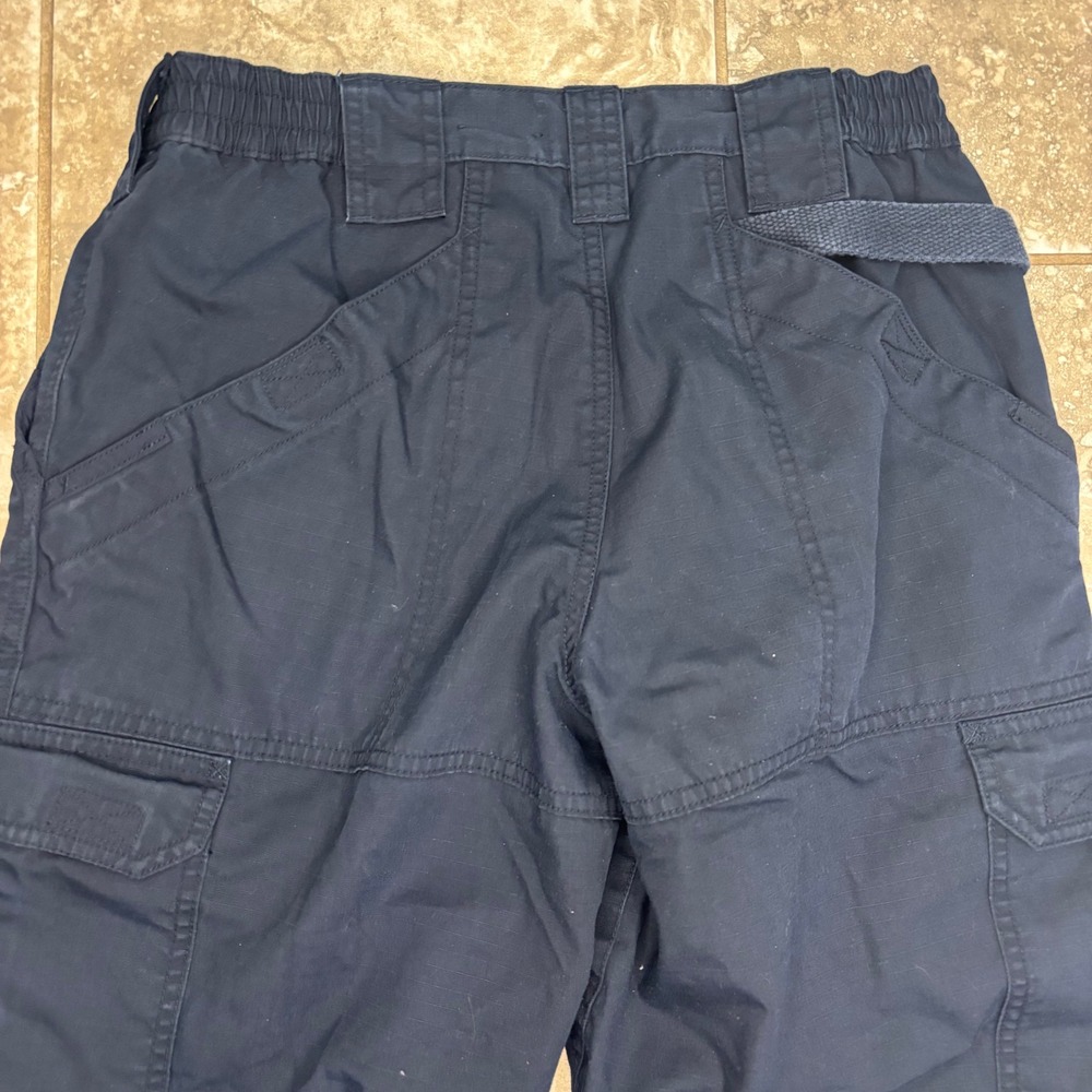 5.11 Tactical Series Womens Navy Blue Ripstop Cargo Pants Size 6 Regular TAC-143 - Picture 6 of 14